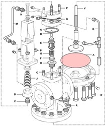 Spirax Sarco Main Diaph. (Lower) for DN80DP143/163/143G/163G