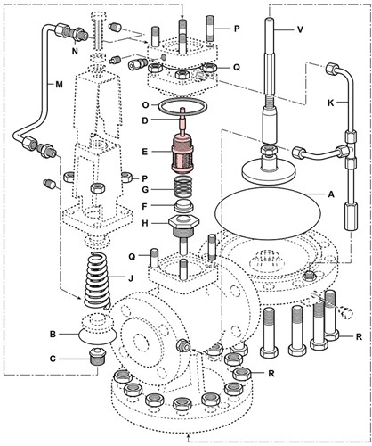 Spirax Sarco Pilot/Plunger Assy for verschildruk143/DP163 Reducing Valve, 60084