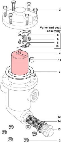 Spirax Sarco EIMER FÜR 1/2" HM00-HM34