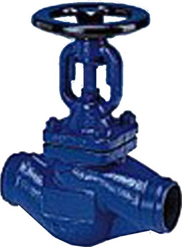 ARI-Armaturen stomplas einden-stopbuspakking afsluiter STOBU 35005, DN100, PN40, 1.0619+N, vlakke zitting