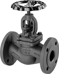 ARI-Armaturen Flanschen-Stopfbuchsen Absperrventil STOBU 55006, DN50, PN40,1.4408, Flachkegel