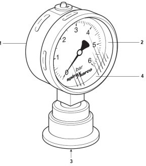 Spirax Sarco SYHYG HYGIENISCHE Manometer, 273800