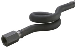 Räumungsverkauf Ebora Steel pigtail mit Schweißende und Spannsockel 1/2, 01-006-08-110