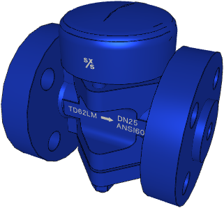 Spirax Sarco TD62LM Thermodynamische Condenspot 1 ASME600, 686762