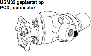 Spirax Sarco Thermostatische condenspot USM32 - Bimetaal - Monobloc - Aansluiting op leidingconnector type PC-2