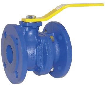 Stalen kogelkraan voor gas Flens PN16, GGG40, DN40, EBTF461606 DN40 Ebora