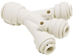 John Guest PI-inch drievoudig verdeelstuk