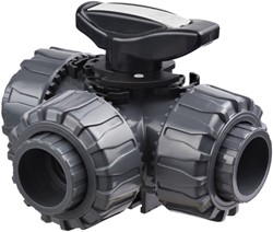 FIP 3-way ball valve - PVC-U LKDIV / LKDFV / LKDDV / TKDIV / TKDFV / TKDDV