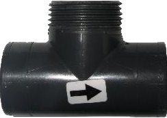 FIP FLS PVC T-fitting d32, DN25, TMIV32MF