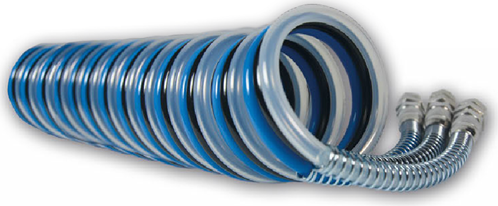 Polyester-Polyurethan TRIO-spiraalslang radiaal met koppelingen 1/8 , 4213 Ebora
