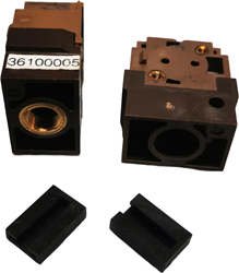 Ebora End Cap Set with two base plates, 36100005