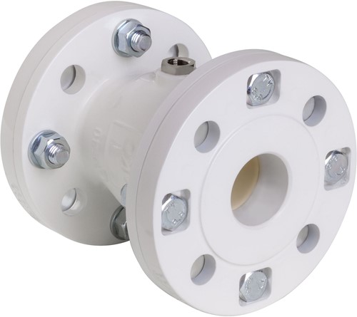 AKO Armaturen Pneumatisches Quetschventil VF, Flansch (DIN) Aluminium/Natrlich gummi (lebensmittel, bleich) DN 40, VF040.02X.31.30LA