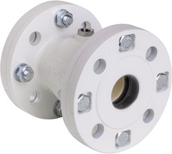 AKO Armaturen Pneumatisches Quetschventil VF, Innengewinde (DIN) Aluminium/Nitrile (lebensmittel, bleich) DN 40, VF040.07LW.33.30GLA