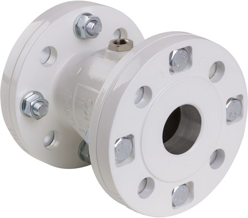 AKO Armaturen Lucht bediende slangafsluiter VF, Flens (DIN) Aluminium/Natuurlijk rubber (high temp.) DN 40, VF040.03H.35.30LA