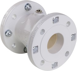 AKO Armaturen Pneumatisches Quetschventil VF, Flansch (DIN) Aluminium/EPDM DN 65, VF065.04LW/03H.31.30LA