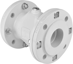 AKO Armaturen Air operated pinch valve VF, Flange (DIN) Aluminium/EPDM DN 65, VF065.04LW/03H.334LW.30LA