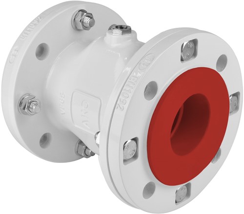 AKO Armaturen Pneumatisches Quetschventil VF, Flansch (DIN) Aluminium/Silicone DN 65, VF065.06.336.30LA