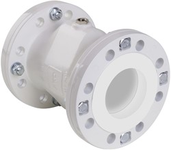 AKO Armaturen Lucht bediende slangafsluiter VF, Flens (DIN) Aluminium/Nitrile (food, bleek) DN 80, VF080.07LW.337LW.30LA