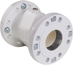 AKO Armaturen Pneumatisches Quetschventil VF, Flansch (DIN) Aluminium/EPDM DN 80, VF080.04LW/03H.35.30LA