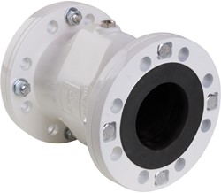 AKO Armaturen Air operated pinch valve VF, Flange (DIN) Aluminium/Viton DN 80, VF080.05.335.30LA