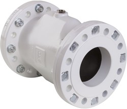 AKO Armaturen Air operated pinch valve VF, Flange (DIN) Aluminium/Natural rubber DN 100, VF100.03X.31.30LA
