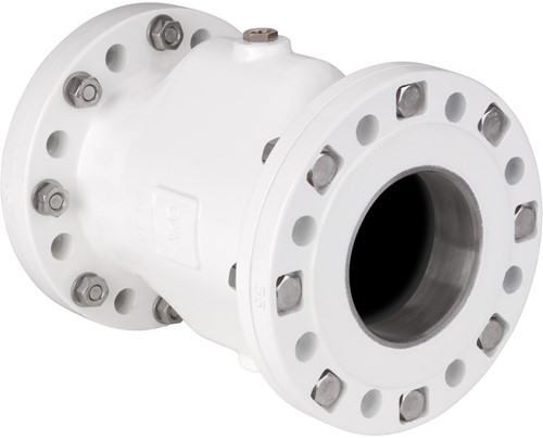 AKO Armaturen Air operated pinch valve VF, Flange (DIN) Aluminium/Nitrile (food) DN 100, VF100.07LS.35.30LA