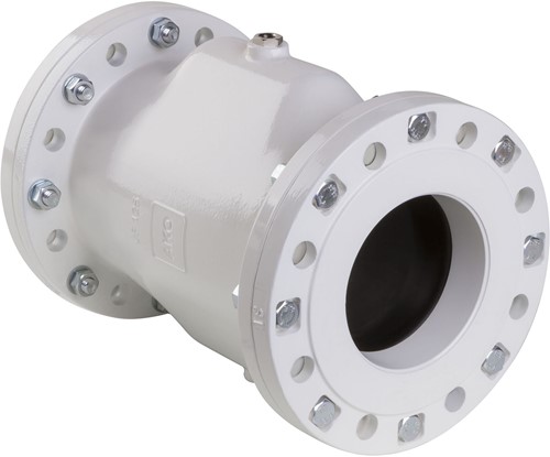 AKO Armaturen Air operated pinch valve VF, Flange (DIN) Aluminium/EPDM DN 125, VF125.04HTEC.31.30LA