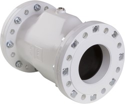 AKO Armaturen Air operated pinch valve VF, Flange (DIN) Aluminium/EPDM DN 125, VF125.04HTEC.33.30LA