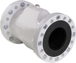 AKO Armaturen Lucht bediende slangafsluiter VF, Flens (DIN) Aluminium/Natuurlijk rubber (high temp.) DN 125, VF125.03H.333H.30LA