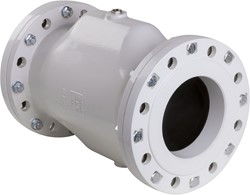 AKO Armaturen Air operated pinch valve VF, Flange (DIN) Aluminium/Butyl DN 150, VF150.09X.31.30LA