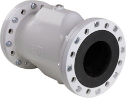 AKO Armaturen Lucht bediende slangafsluiter VF, Flens (DIN) Aluminium/Neopreen DN 150, VF150.01X.331.30LA