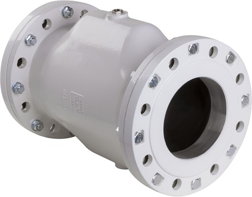 AKO Armaturen Air operated pinch valve VF, Flange (DIN) Aluminium/Butyl DN 150, VF150.09X.35.30LA