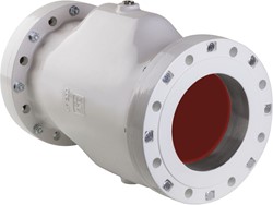 AKO Armaturen Lucht bediende slangafsluiter VF, Flens (DIN) Aluminium/Siliconen DN 200, VF200.06.35.30LA