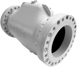 AKO Armaturen Air operated pinch valve VF, Flange (DIN) Aluminium/Viton DN 250, VF250.05.31.30LAD