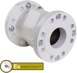 AKO Armaturen Lucht bediende slangafsluiter VF, Flens (DIN) Aluminium/Natuurlijk rubber (cond.) DN 80, VFX080.03LF.31.30LA