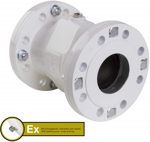 AKO Armaturen Lucht bediende slangafsluiter VF, binnendraad (DIN) Aluminium/Natuurlijk rubber (cond.) DN 80, VFX080.03LF.31.30GLA