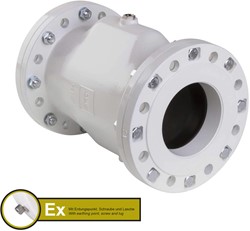 AKO Armaturen Air operated pinch valve VF, Flange (DIN) Aluminium/EPDM HTEC (food, cond.) DN 125, VFX125.04HTECLF.31.30LA