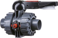 FIP VKD BALL ISO SPIGOT D75 PVCU FKM, VKDDV075F