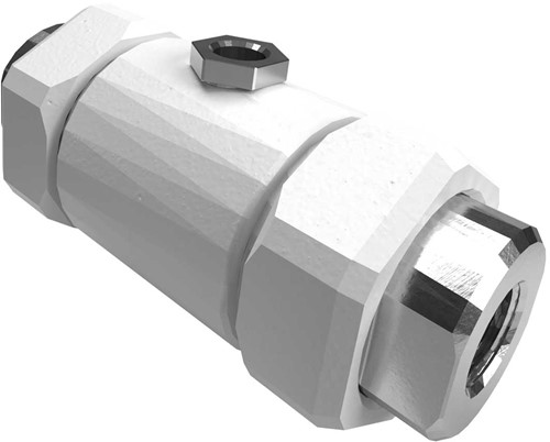 AKO Armaturen Pneumatisches Quetschventil VM, Innengewinde (DIN) Aluminium/Nitrile (lebensmittel) DN 15, VM015.07LS.50.30LA