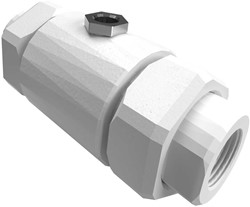 AKO Armaturen Lucht bediende slangafsluiter VM, binnendraad (DIN) Aluminium/Butyl DN 20, VM020.09X.70.30LA