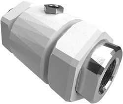 AKO Armaturen Lucht bediende slangafsluiter VM, binnendraad (DIN) Aluminium/Butyl DN 25, VM025.09X.50.30LA