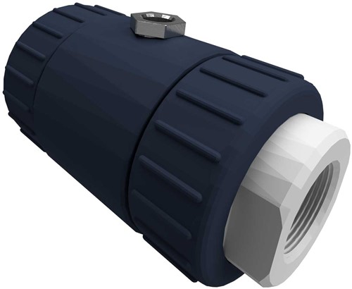 AKO Armaturen Air operated pinch valve VM, Internal thread (DIN) PVC/Viton DN 25, VM025.05.70.80