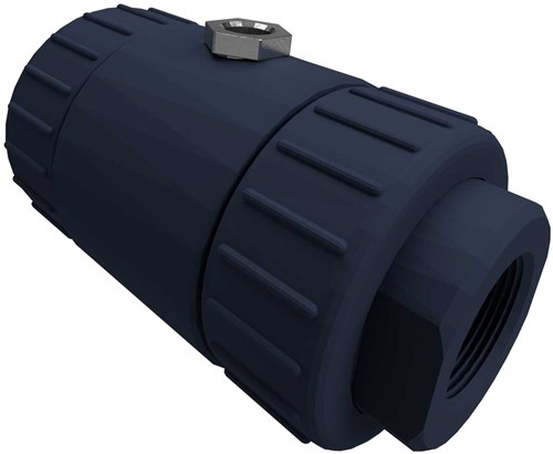 AKO Armaturen Air operated pinch valve VM, Internal thread (DIN) PVC/Nitrile DN 25, VM025.07X.80.80