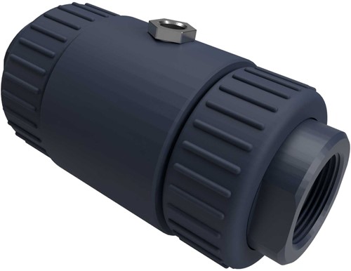 AKO Armaturen Lucht bediende slangafsluiter VM, binnendraad (DIN) PVC/Natuurlijk rubber (food, bleek) DN 32, VM032.02X.80.80