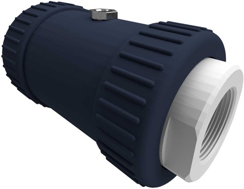 AKO Armaturen Air operated pinch valve VM, Internal thread (DIN) PVC/Natural rubber DN 40, VM040.03X.70.80