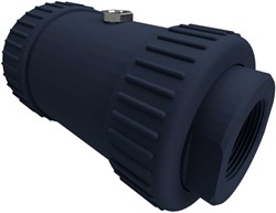 AKO Armaturen Lucht bediende slangafsluiter VM, binnendraad (DIN) PVC/Viton DN 40, VM040.05.80.80