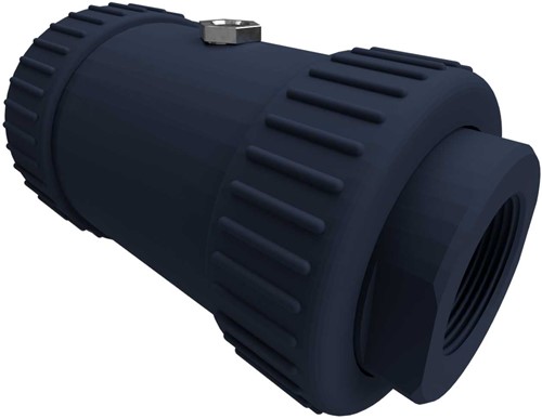 AKO Armaturen Pneumatisches Quetschventil VM, Innengewinde (DIN) PVC/Viton DN 40, VM040.05.80.80