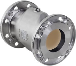AKO Armaturen Air operated pinch valve VMC, Flange (DIN) Stainless steel 1.4408/EPDM DN 100, VMC100.04LW/03H.50F.50