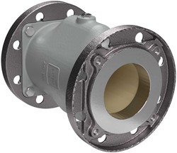 AKO Armaturen Air operated pinch valve VMC, Flange (ANSI) Aluminium/EPDM DN 100, VMC100.04LW/03H.50FA.30LX
