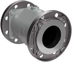 AKO Armaturen Air operated pinch valve VMC, Flange (ANSI) Aluminium/Nitrile (food) DN 100, VMC100.07LS.50FA.30LX